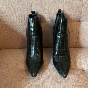 Old town cutout heeled bootie just fab collab